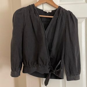 Madewell wrap top